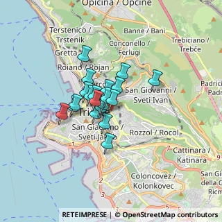 Mappa Via Michelangelo Buonarroti, 34142 Trieste TS, Italia (1.0335)