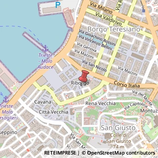 Mappa Piazza Vecchia, 6, 34121 Trieste, Trieste (Friuli-Venezia Giulia)