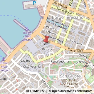 Mappa Piazza della Borsa, 4, 34121 Trieste, Trieste (Friuli-Venezia Giulia)