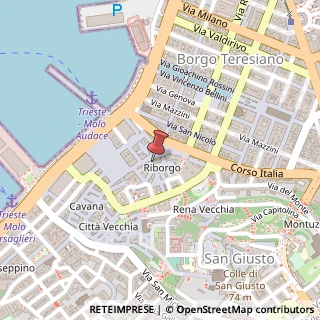 Mappa Via Uruguay, 53, 34121 Trieste, Trieste (Friuli-Venezia Giulia)