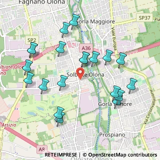 Mappa Via Fiume, 21058 Solbiate Olona VA, Italia (1.0735)