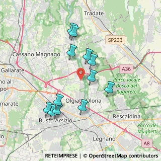 Mappa Via Fiume, 21058 Solbiate Olona VA, Italia (3.54333)