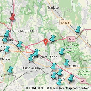 Mappa Via Fiume, 21058 Solbiate Olona VA, Italia (6.1315)