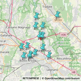 Mappa Via Fiume, 21058 Solbiate Olona VA, Italia (3.52714)