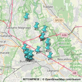 Mappa Via Fiume, 21058 Solbiate Olona VA, Italia (3.6895)