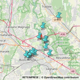Mappa Via Fiume, 21058 Solbiate Olona VA, Italia (3.39308)