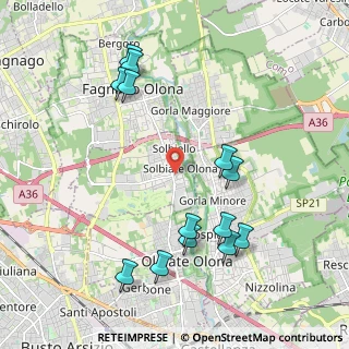 Mappa Via Fiume, 21058 Solbiate Olona VA, Italia (2.22615)