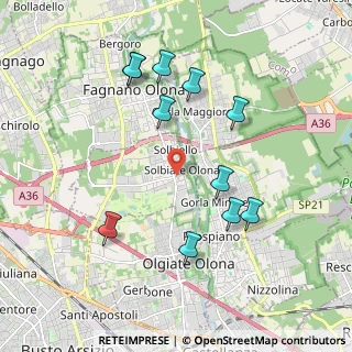 Mappa Via Fiume, 21058 Solbiate Olona VA, Italia (1.96909)