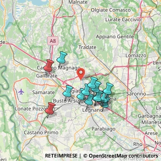 Mappa Via Fiume, 21058 Solbiate Olona VA, Italia (6.26733)