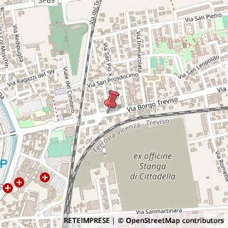 Mappa Borgo treviso, 35013 Cittadella, Padova (Veneto)