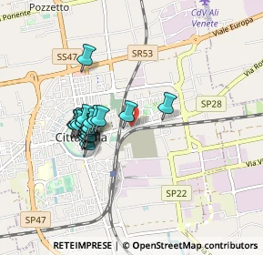 Mappa Via Borgo Treviso, 35013 Cittadella PD, Italia (0.728)
