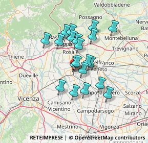 Mappa Via Borgo Treviso, 35013 Cittadella PD, Italia (10.8195)