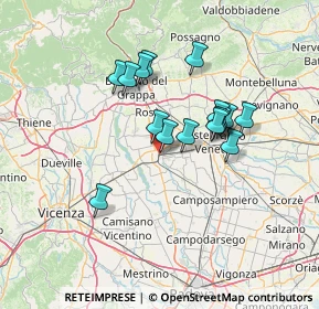 Mappa Via Borgo Treviso, 35013 Cittadella PD, Italia (11.24)