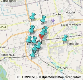 Mappa Via Borgo Treviso, 35013 Cittadella PD, Italia (1.29083)