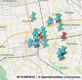 Mappa Via Borgo Treviso, 35013 Cittadella PD, Italia (1.5215)