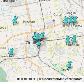 Mappa Via Borgo Treviso, 35013 Cittadella PD, Italia (1.94714)