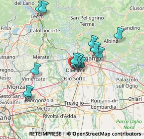 Mappa Via Monte Cervino, 24044 Dalmine BG, Italia (12.97143)