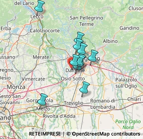 Mappa Via Monte Cervino, 24044 Dalmine BG, Italia (9.16909)