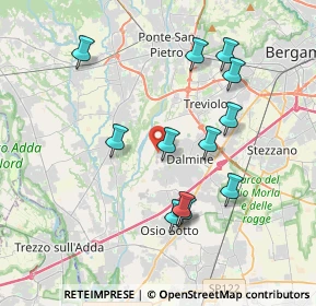 Mappa Via Monte Cervino, 24044 Dalmine BG, Italia (3.63583)