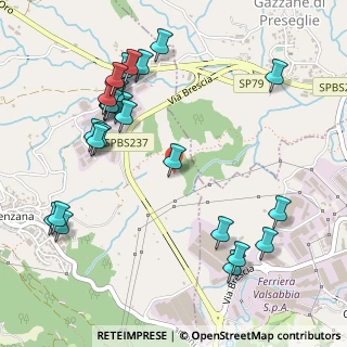 Mappa Via Valle, 25071 Agnosine BS, Italia (0.59615)