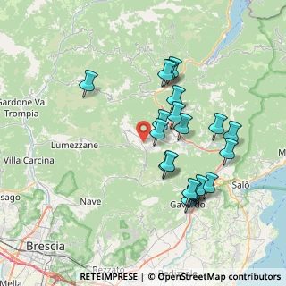 Mappa Via Valle, 25071 Agnosine BS, Italia (7.133)