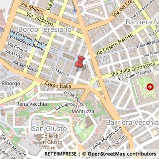 Mappa Via Matteo Renato Imbriani, 8, 34122 Trieste, Trieste (Friuli-Venezia Giulia)