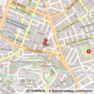 Mappa Via Matteo Renato Imbriani, 4, 34122 Trieste, Trieste (Friuli-Venezia Giulia)