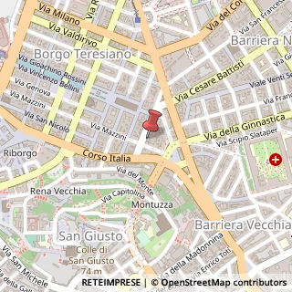 Mappa Via Matteo Renato Imbriani, 5, 34122 Trieste, Trieste (Friuli-Venezia Giulia)