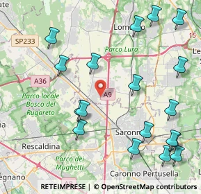 Mappa Via Galileo Galilei, 22078 Turate CO, Italia (5.12389)