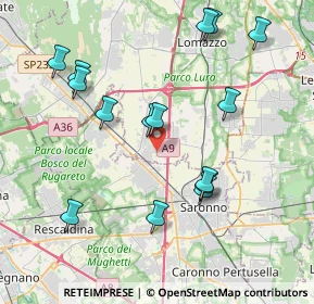 Mappa Via Galileo Galilei, 22078 Turate CO, Italia (4.178)