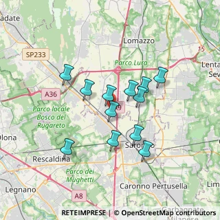 Mappa Via Galileo Galilei, 22078 Turate CO, Italia (2.88167)