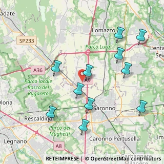 Mappa Via Galileo Galilei, 22078 Turate CO, Italia (4.32455)