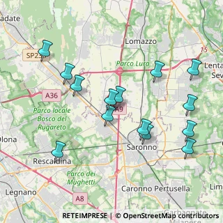 Mappa Via Galileo Galilei, 22078 Turate CO, Italia (4.1)