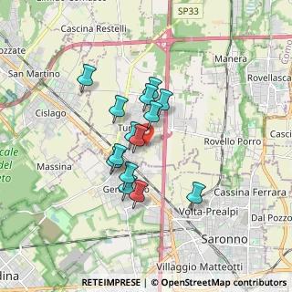 Mappa Via Galileo Galilei, 22078 Turate CO, Italia (1.29214)