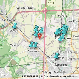 Mappa Via Galileo Galilei, 22078 Turate CO, Italia (1.969)