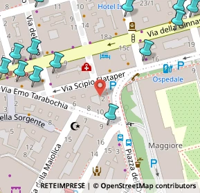 Mappa Via Emo Tarabocchia, 34125 Trieste TS, Italia (0.114)