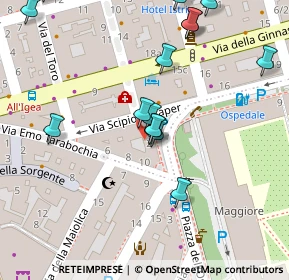 Mappa Via Emo Tarabocchia, 34125 Trieste TS, Italia (0.0895)