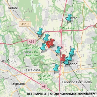 Mappa Via Fagnana, 22078 Turate CO, Italia (3.07909)