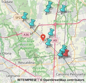 Mappa Via Fagnana, 22078 Turate CO, Italia (4.08182)