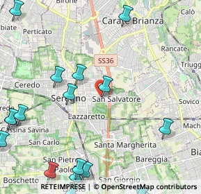 Mappa SEREGNO - Montello, 20831 Seregno MB, Italia (3.313)