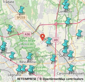 Mappa Via Per la Massina, 22078 Turate CO, Italia (6.0445)