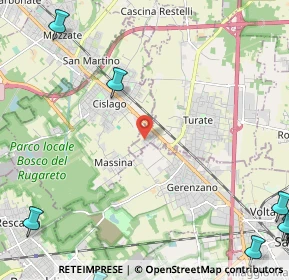 Mappa Via Per la Massina, 22078 Turate CO, Italia (4.3665)