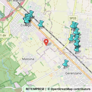 Mappa Via Per la Massina, 22078 Turate CO, Italia (1.3565)