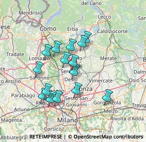 Mappa Via Monte Grappa, 20091 Seregno MB, Italia (11.90067)