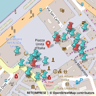 Mappa Piazza Unità d'Italia, 34121 Trieste TS, Italia (0.07308)