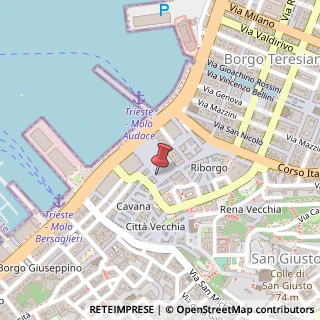 Mappa Piazza Unità d'Italia, 3, 34121 Trieste, Trieste (Friuli-Venezia Giulia)