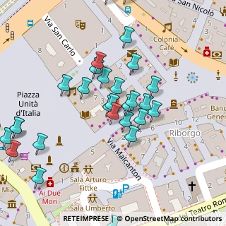 Mappa Tergesteo - Unita, 34121 Trieste TS, Italia (0.04286)