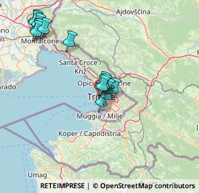 Mappa Capo di Piazza G. Bartoli, 34121 Trieste TS, Italia (13.94188)