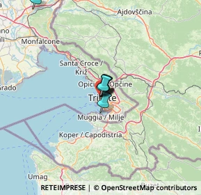 Mappa Capo di Piazza G. Bartoli, 34121 Trieste TS, Italia (24.95273)