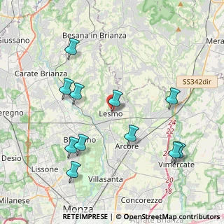 Mappa Via IV Novembre, 20855 Lesmo MB, Italia (4.29)